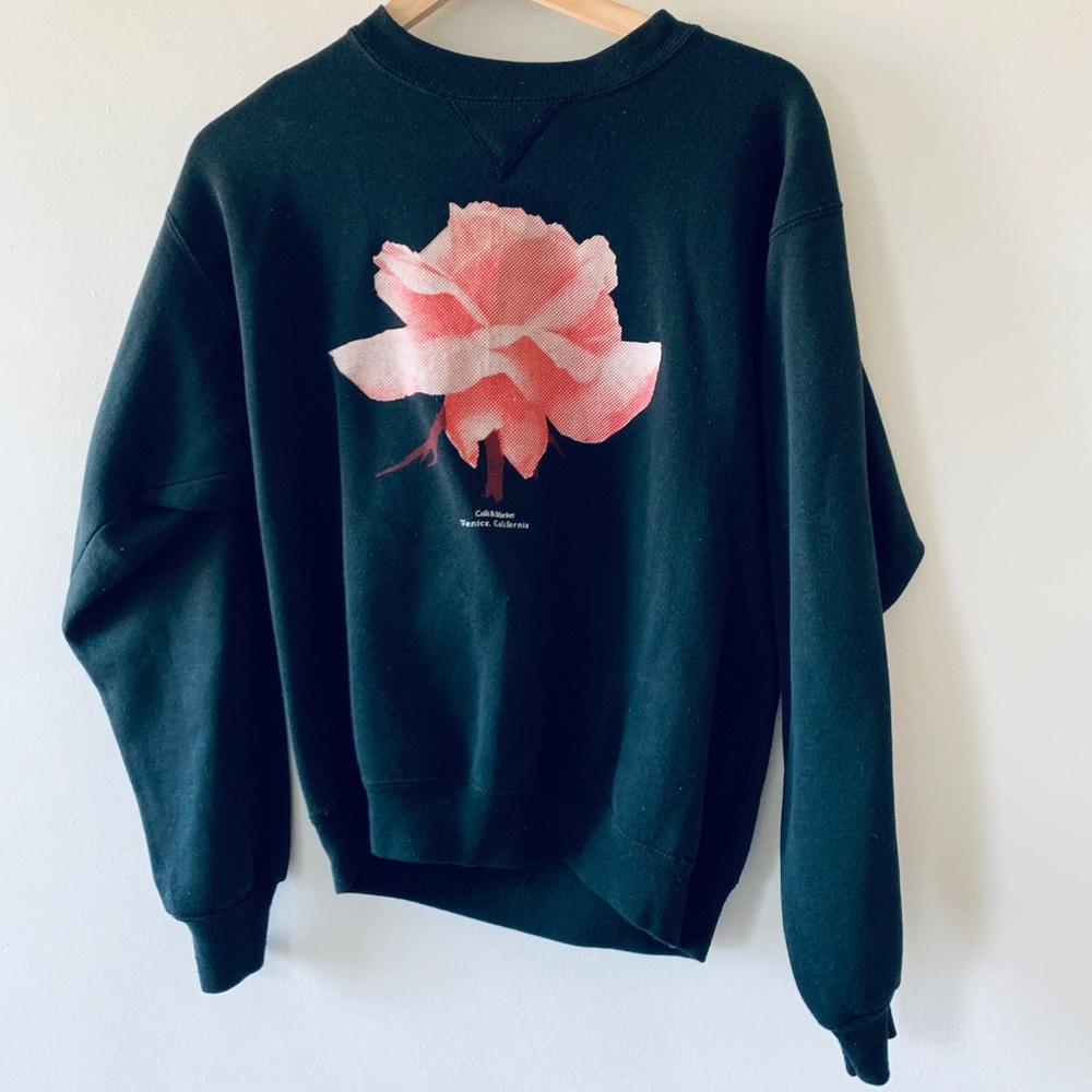 Crew neck sweatshirt Venice Rose Cafe